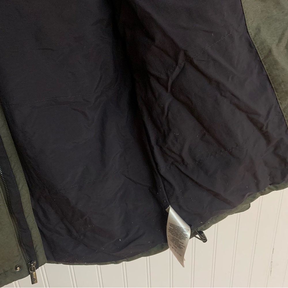 Columbia olive green quilted top ridge coat - Picture 6 of 12